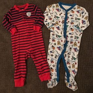 2 baby boy pj's