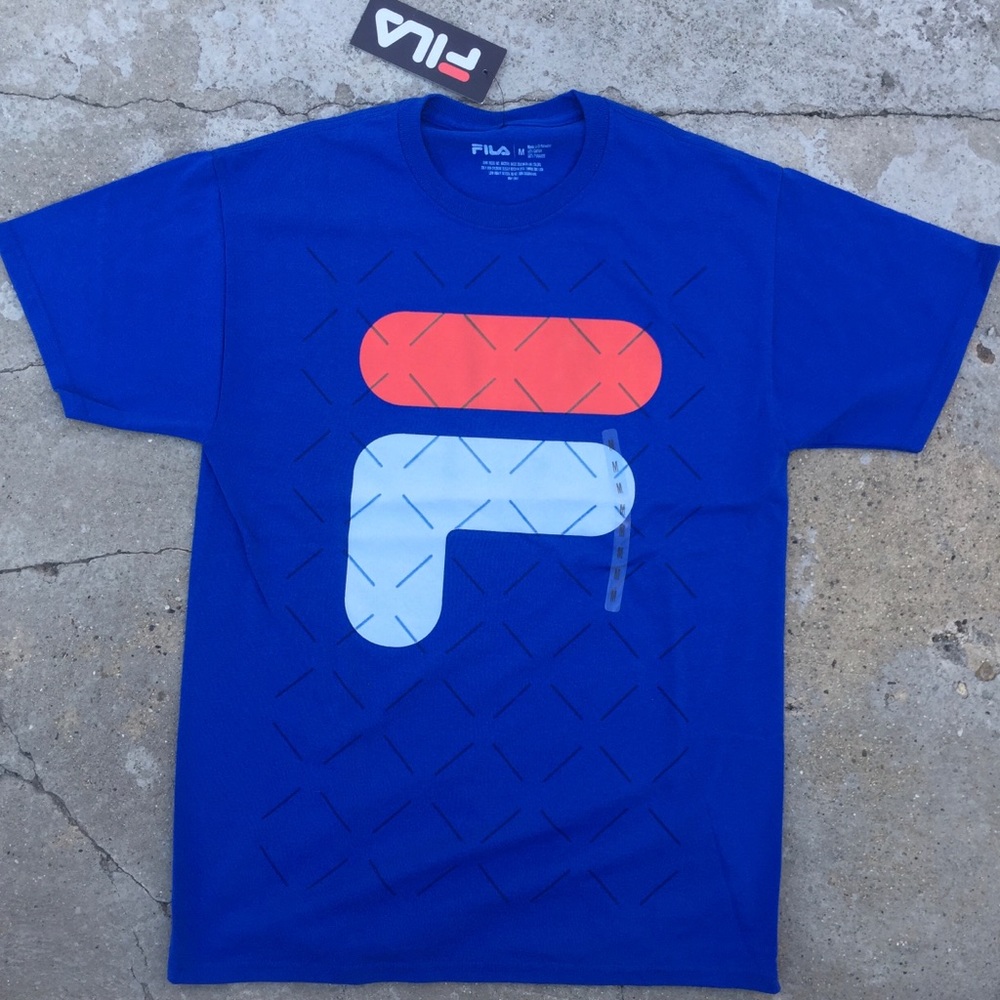 Fila Blue F shirt I múltiples sizes