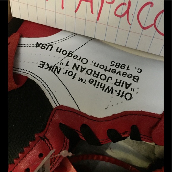 Off white Air Jordan 1 main image 5