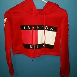 Fashion killa crop top sweater