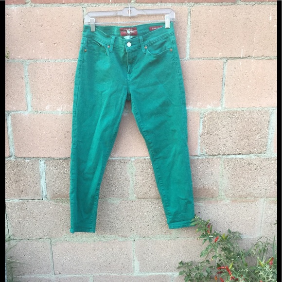 LUCKY BRAND SOFIA CAPRI EMERALD GREEN - Picture 3 of 6