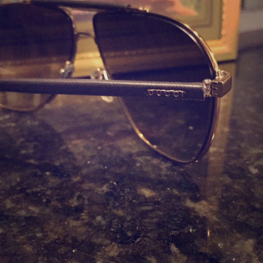 Gucci Men's Aviator Sunglasses