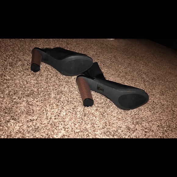 Black Boot Heels - Picture 2 of 3