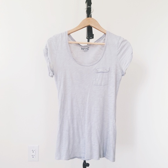 Slouchy Everyday Tee with Rolled Up Sleeves - Picture 1 of 1