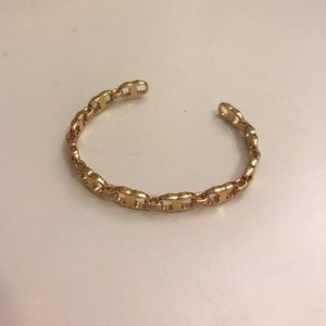 Tori Burch Gemini link delicate cuff bracelet