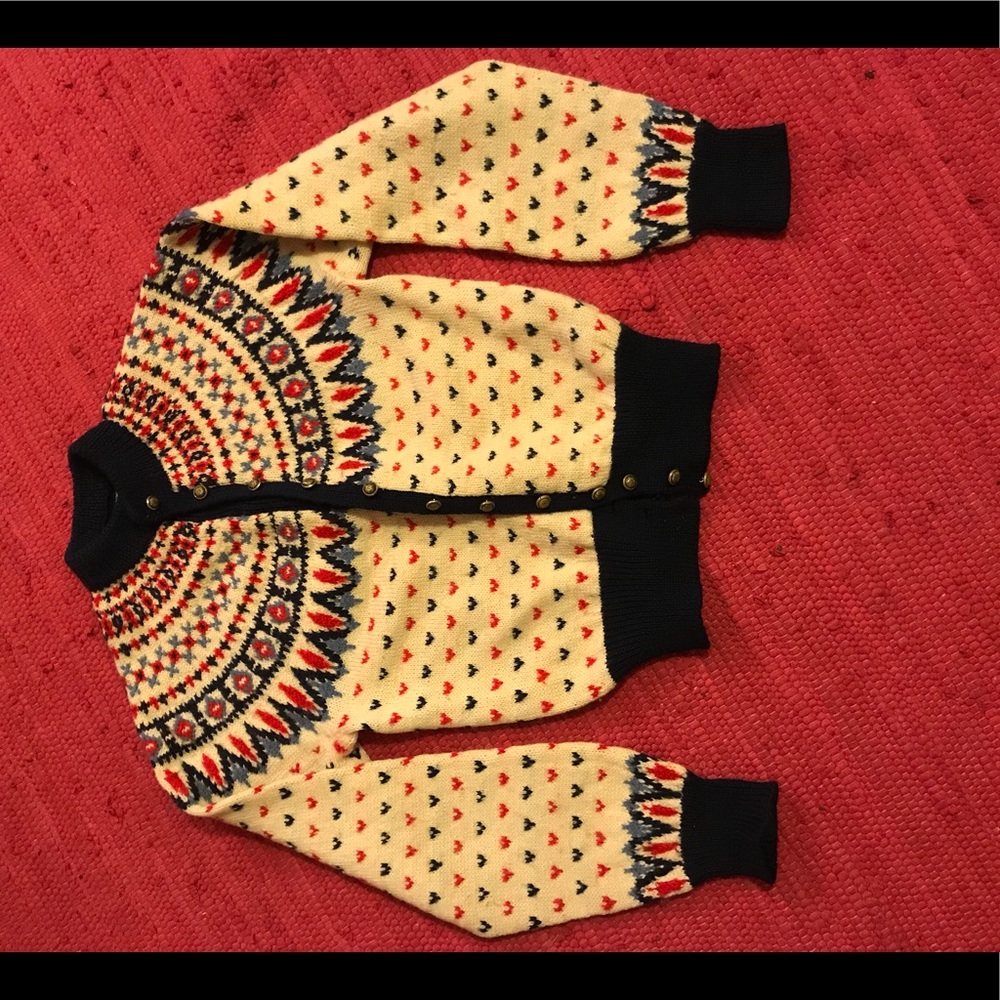 Vintage Wool Ski Sweater
