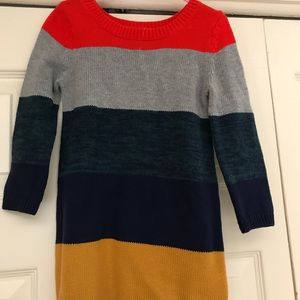 Multi colored fall dress