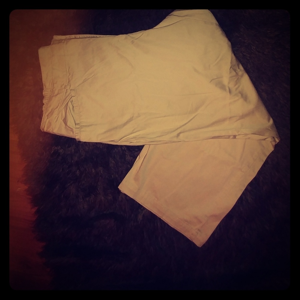 Petite white stag pants sec1316