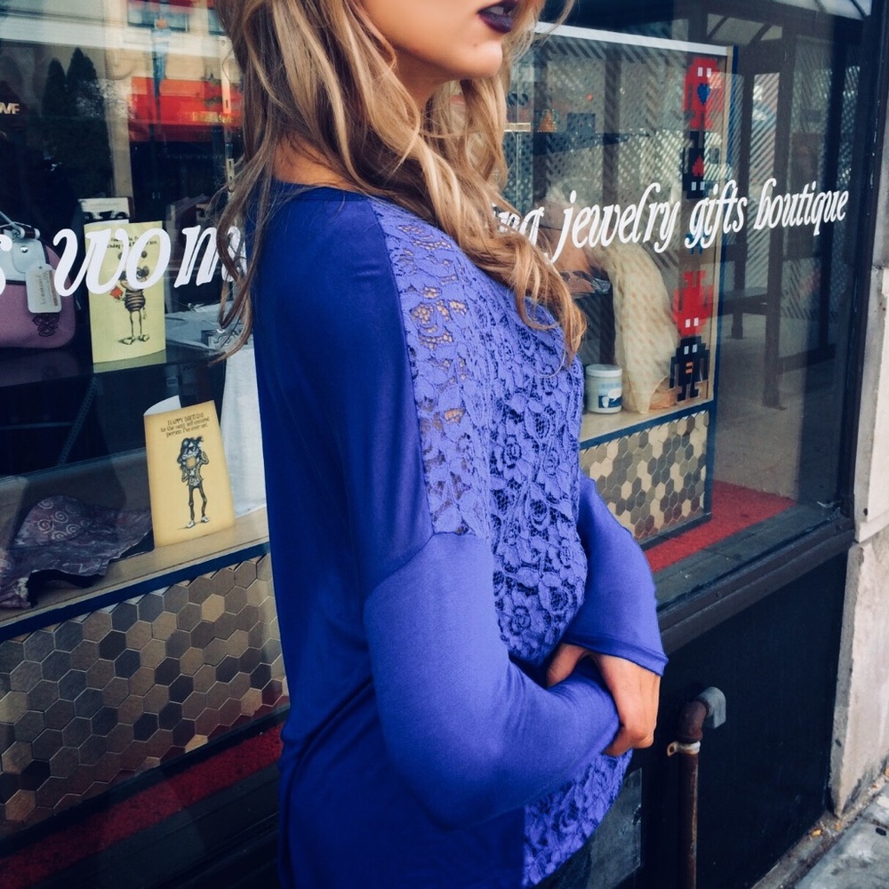 Lace Front Comfy Long Sleeve