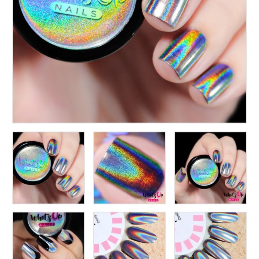 Holographic Nail Powder ( Authentic)