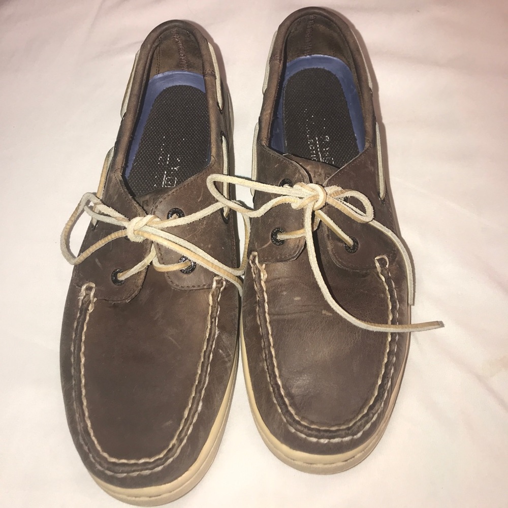 Brown Sperrys men size 10