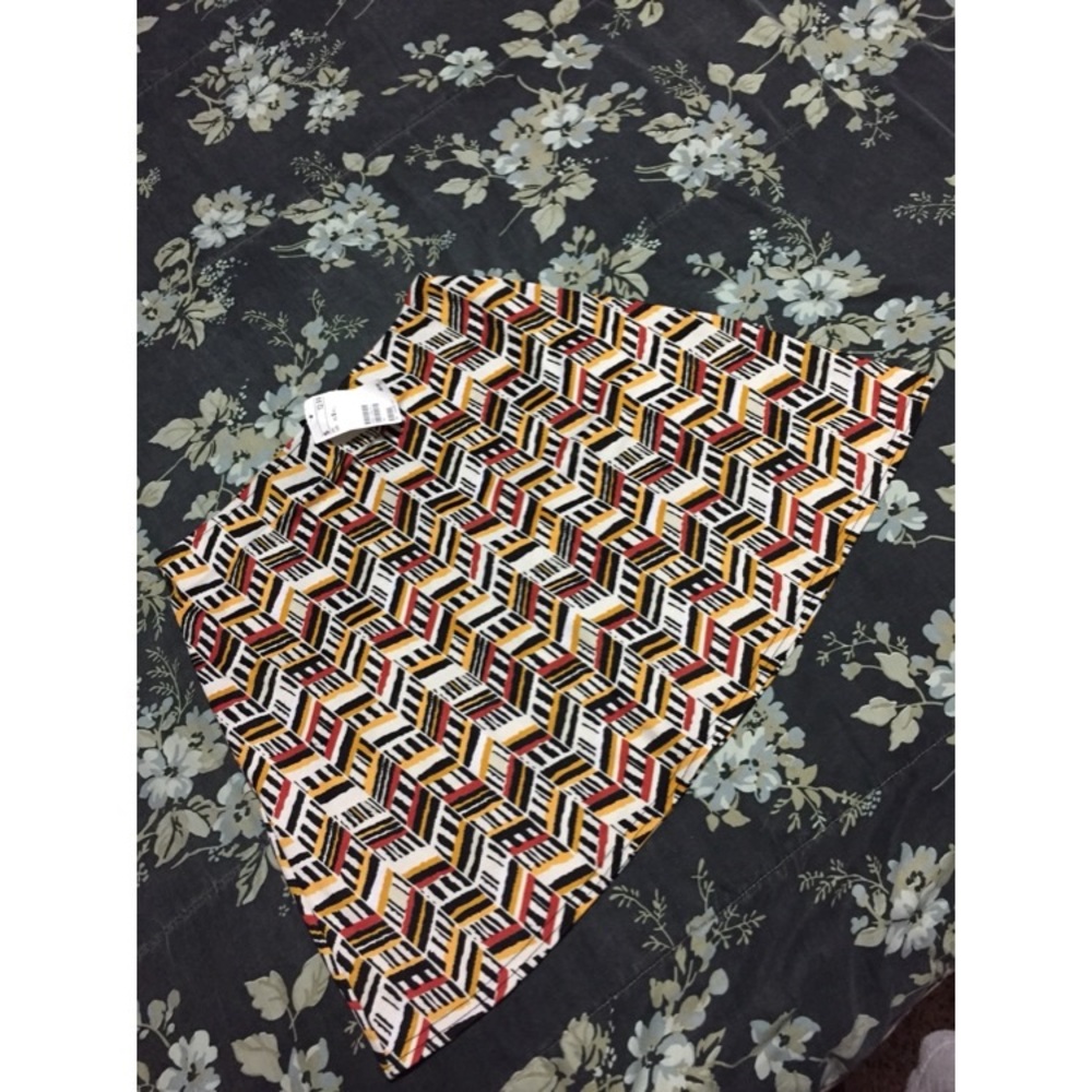 H&M Tribal print skater skirt