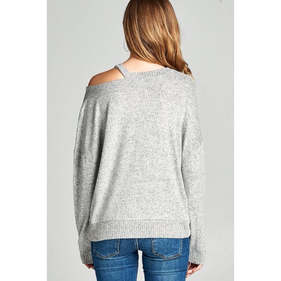 FLASH SALE! Emily Cut Out Knit Sweater - Picture 3 of 5