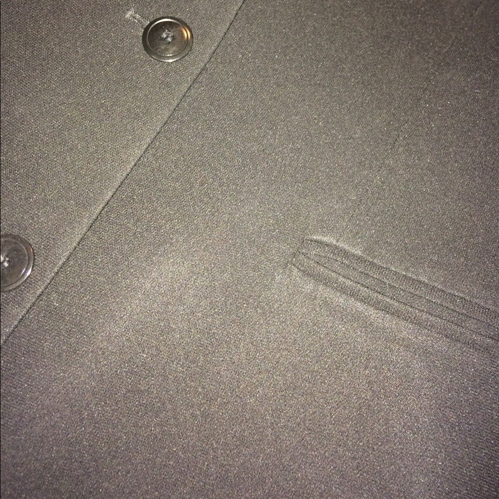 Three Button Classic Black Blazer - image 3