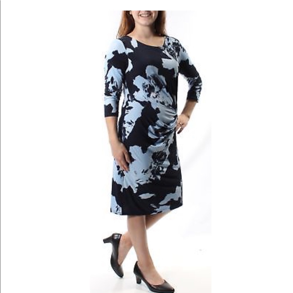 NWOT Inc. Black-Blue dress size M