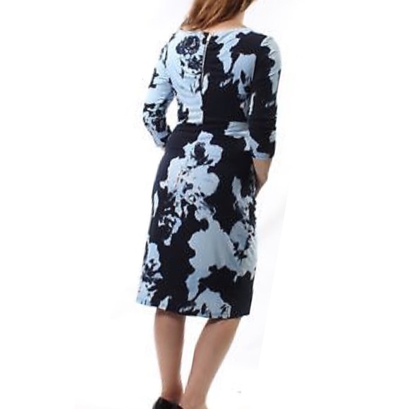 NWOT Inc. Black-Blue dress size M - Picture 2 of 2