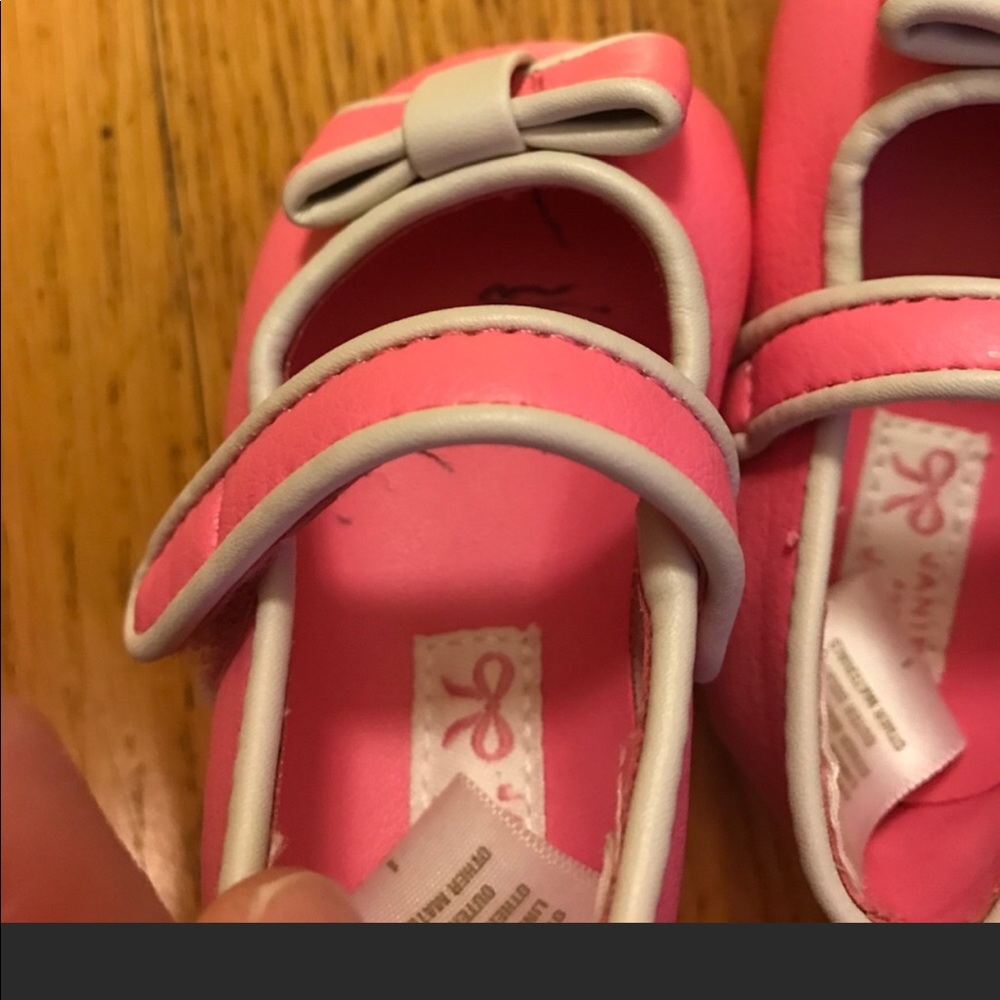 Worn once mint condition Janie and jack shoes