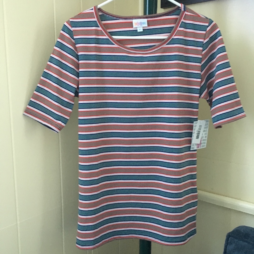 🎀In🎀Lularoe Gigi Stripes M NWT🎉