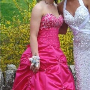 Pink prom dress