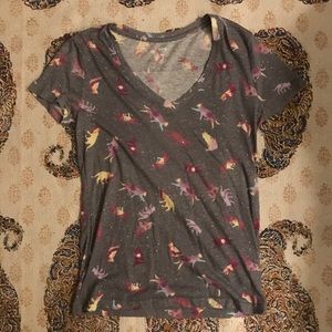 Urban Outfitters BDG galaxy cat tshirt