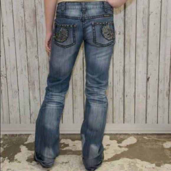 Cowgirl Tuff On A Wing and a Prayer Jeans - Picture 1 of 1