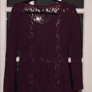 Classic Lace Long-Sleeve Pullover