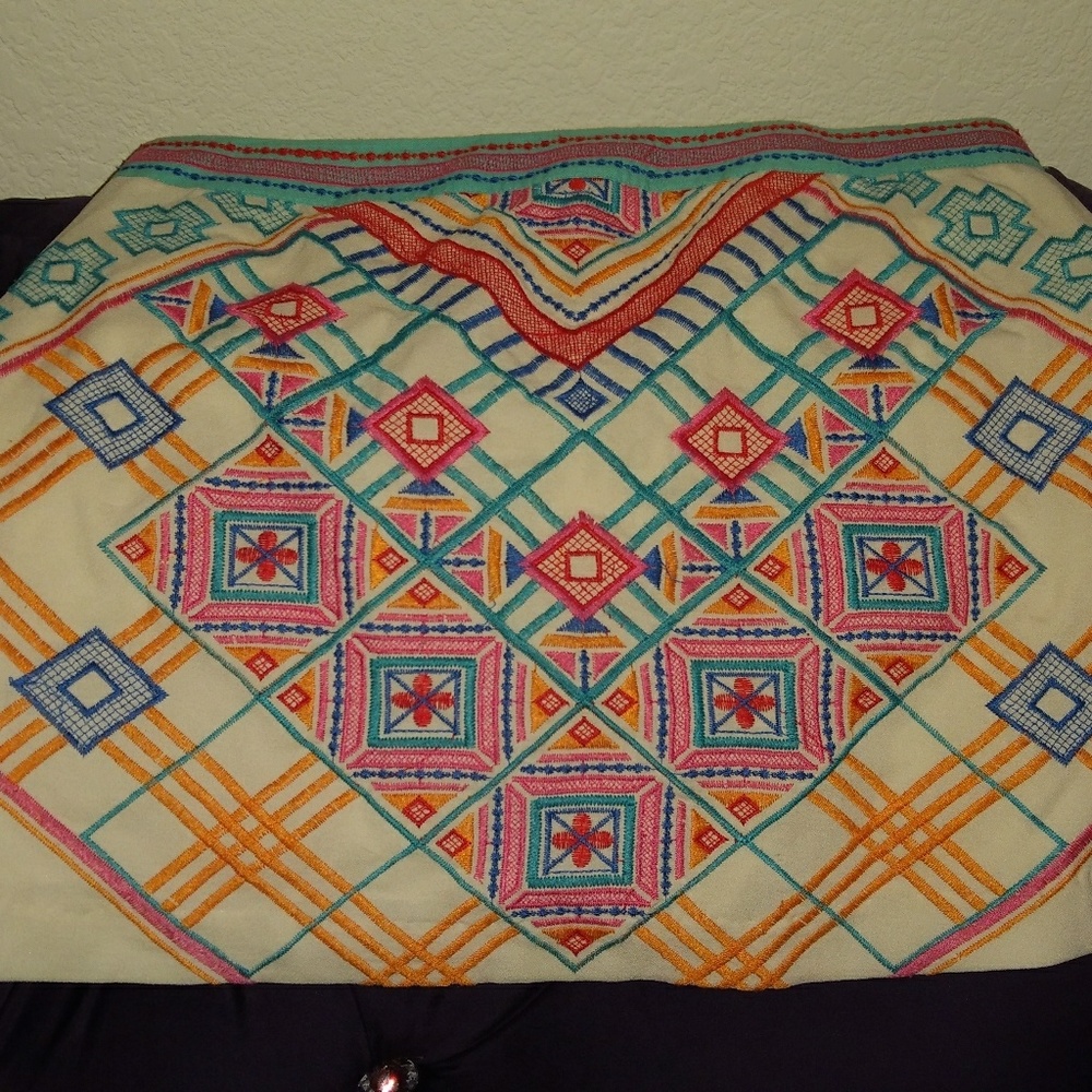 Harper embroidered skirt