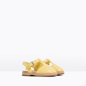 ZARA Yellow Clogs