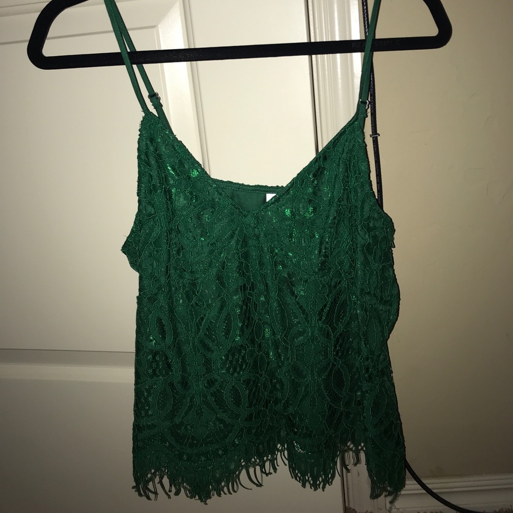 Lace crop top