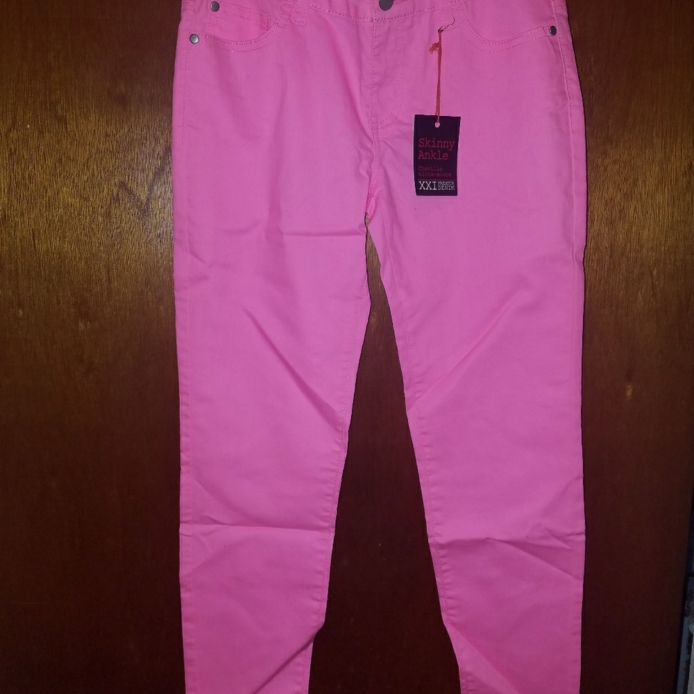 Hot pink jeans!!! New w/ tags