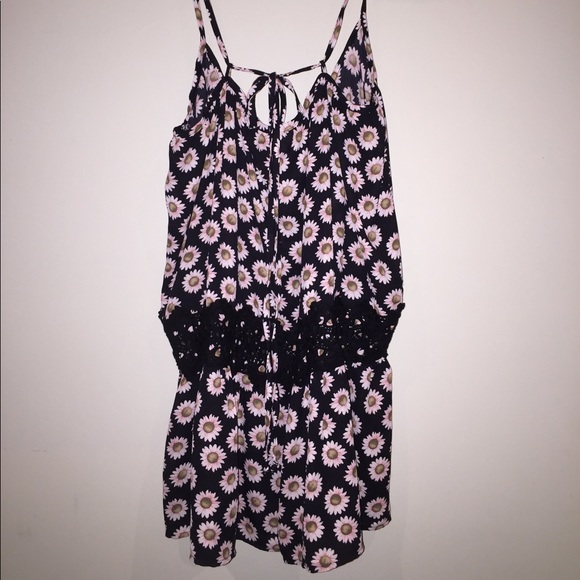 Free People Daisy Print Romper XS - Picture 3 of 8