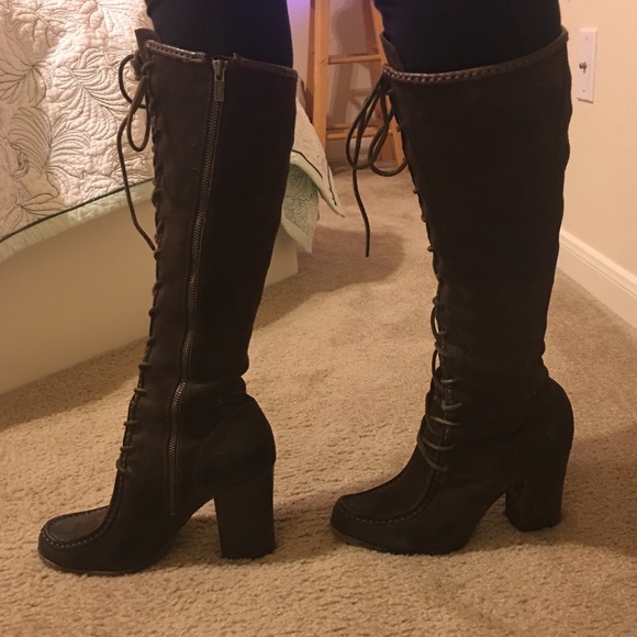 Frye Shoes - Frye Parker Boots Brown Size 9