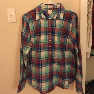 J.Crew Perfect Fit Flannel - New with tags -size M