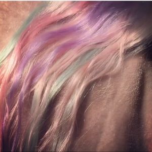 Pastel Human Hair Extensions UNICORN HAIR
