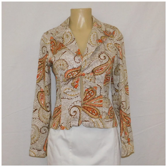 Fitted Open Double Button Blazer/Jacket, sz Small - Picture 5 of 8