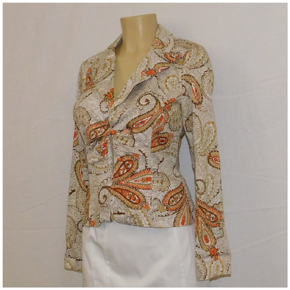 Fitted Open Double Button Blazer/Jacket, sz Small - Picture 2 of 8