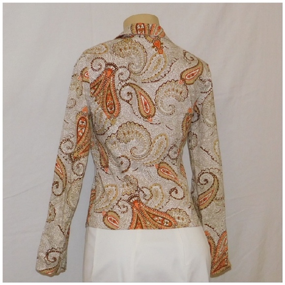 Fitted Open Double Button Blazer/Jacket, sz Small - Picture 3 of 8