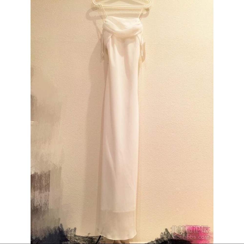 White prom dress