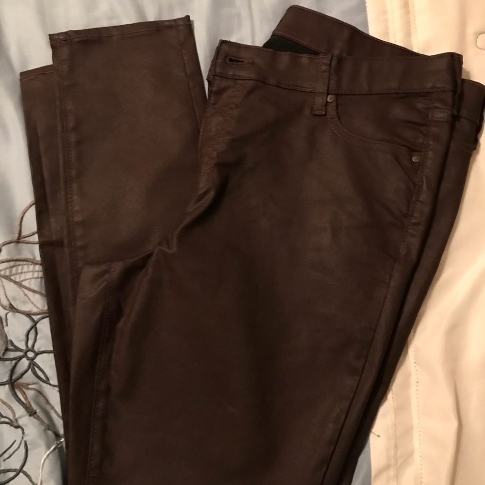 Maroon / Burgundy Skinny Jeans - Gap