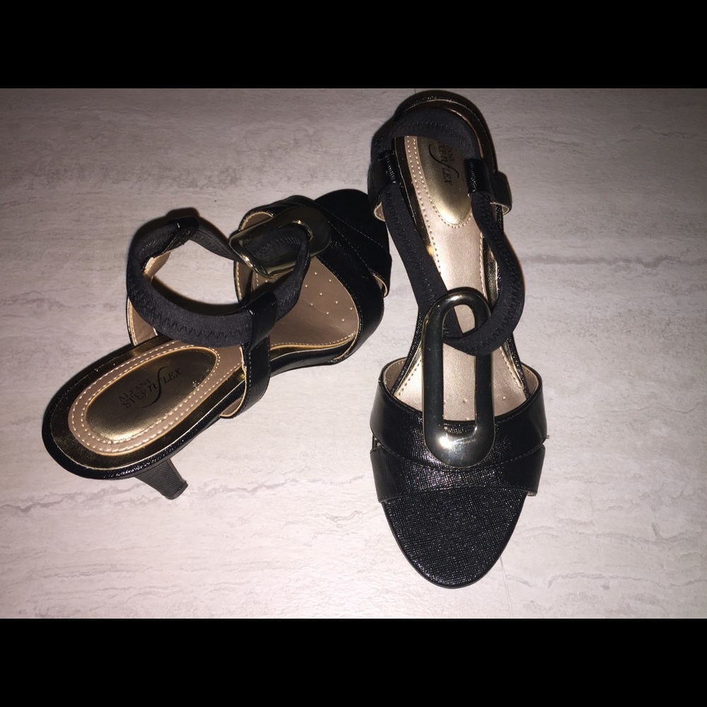 Black Alfani Slingbacks