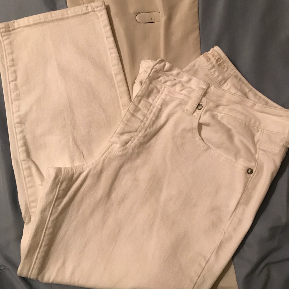 White jeans