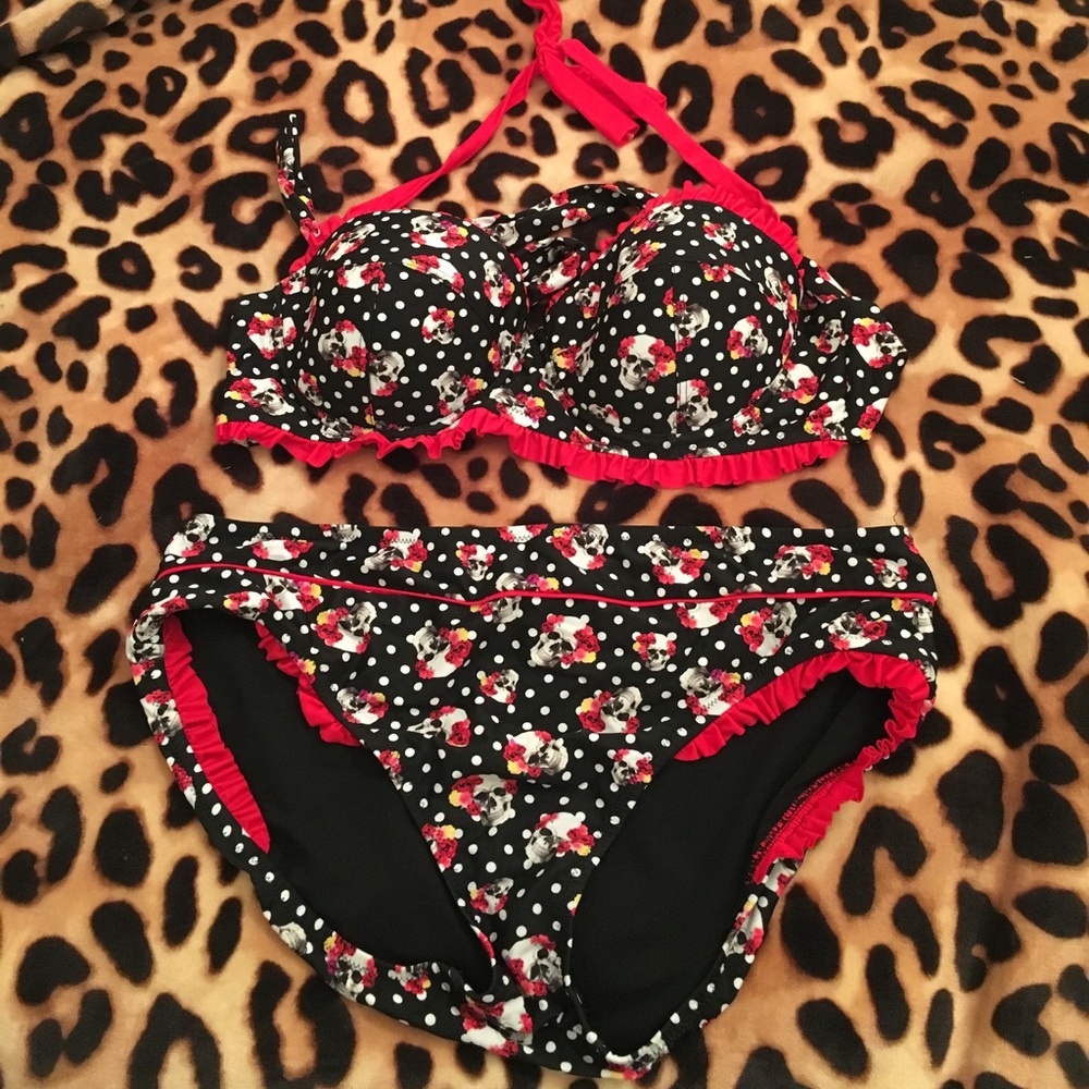 Two piece halter bikini