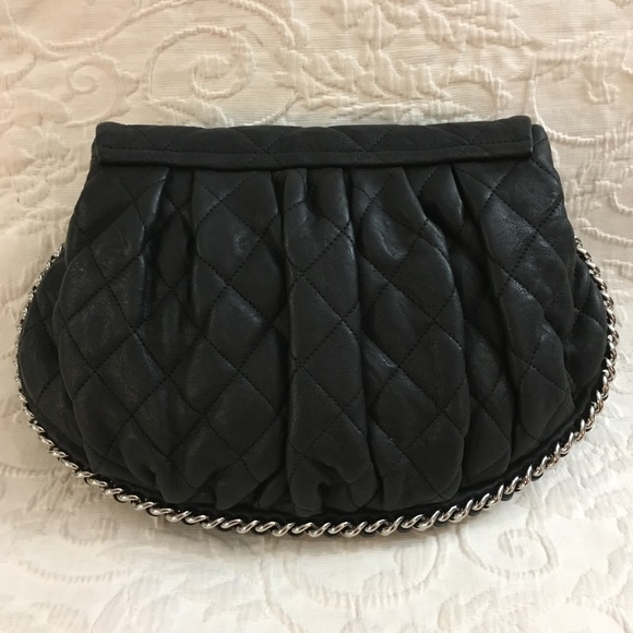 Chanel Flap Medium Chain Around Black Silver Chain - Picture 3 of 8