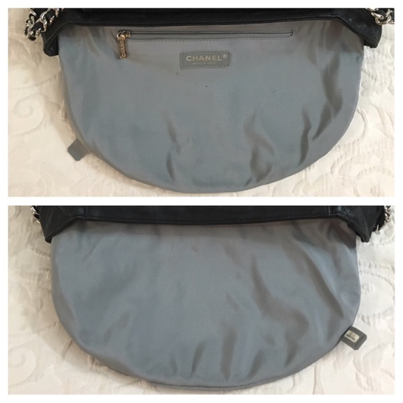 Chanel Flap Medium Chain Around Black Silver Chain - Picture 7 of 8