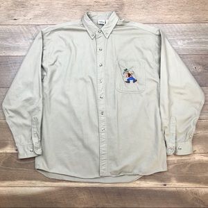 The Disney Store Goofy Button Down Long Sleeve