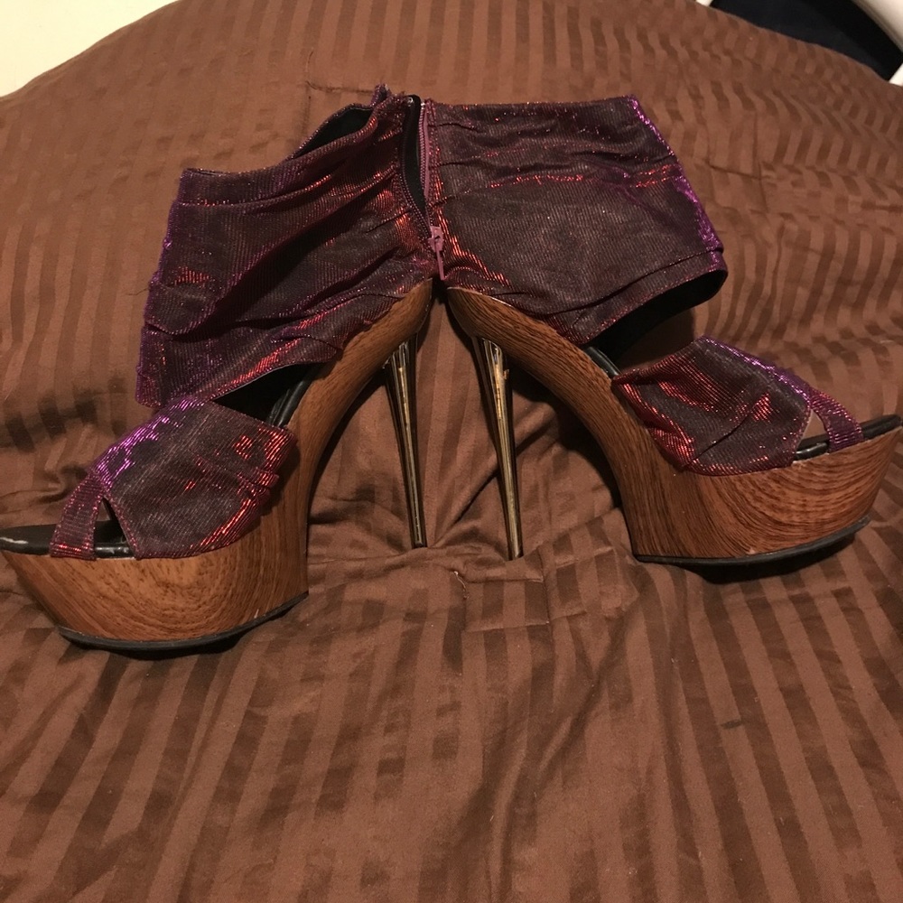 Multi colored heels