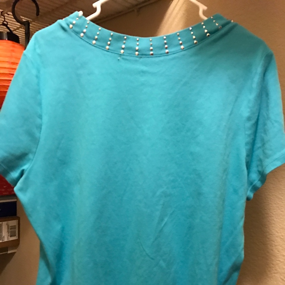 Turquoise Top - Picture 3 of 4