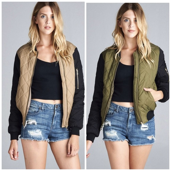 Burgundy Contrast Bomber Jacket - Picture 3 of 3