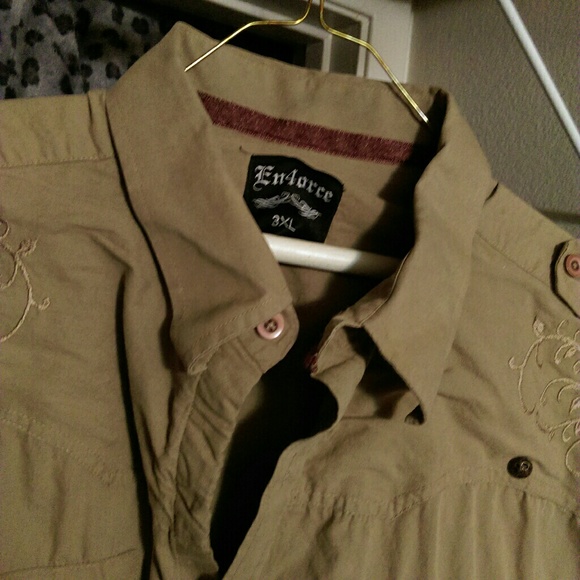 Mens 3xl En4orce button up - Picture 3 of 4