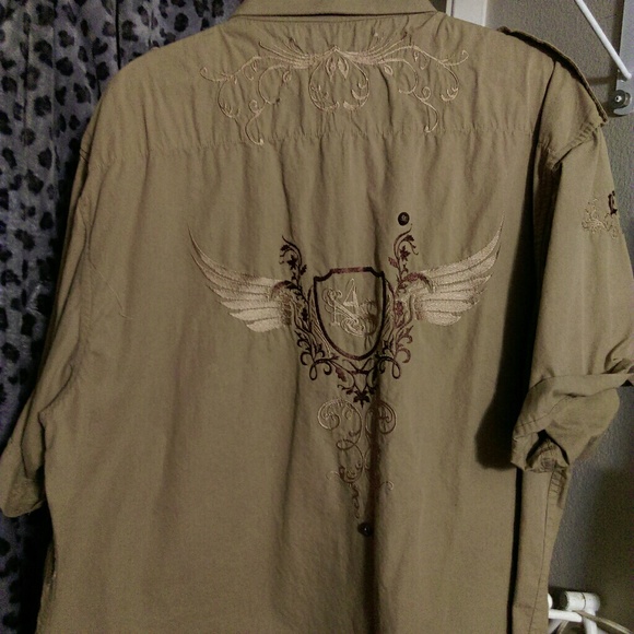 Mens 3xl En4orce button up - Picture 4 of 4